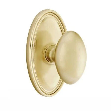 Emtek Egg Door Knob with Oval Rose by Emtek