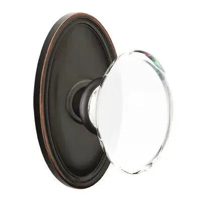 Emtek Hampton Door Knob with Oval Rose by Emtek