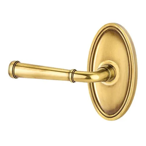 Emtek Merrimack Lever with Oval Rose by Emtek