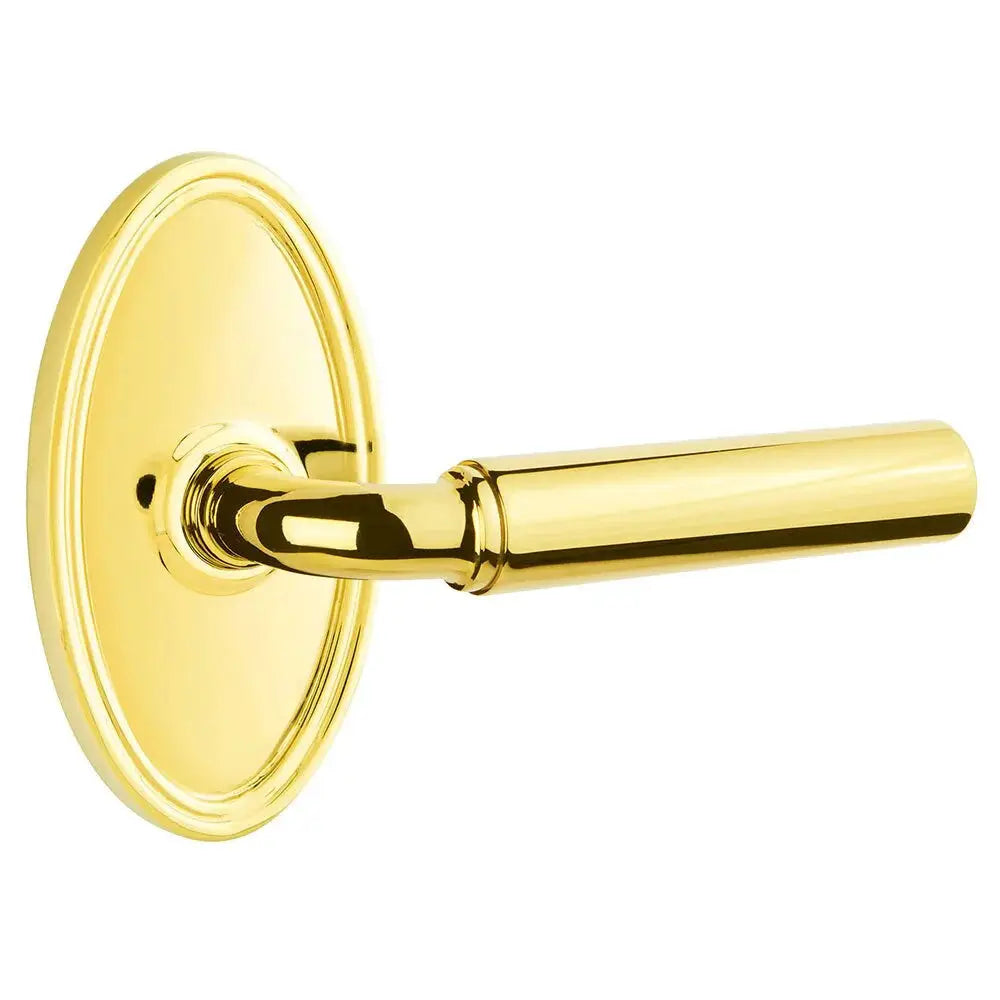 Emtek Manning Door Lever with Oval Rose by Emtek