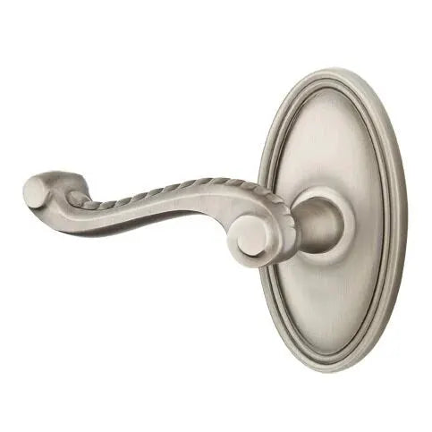 Emtek Rope Lever with Oval Rose by Emtek