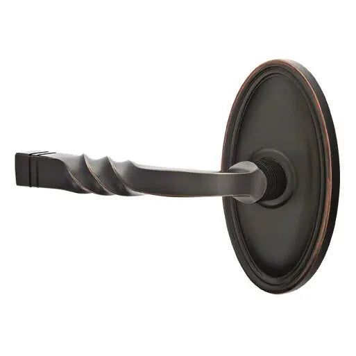 Emtek Sante Fe Lever with Oval Rose by Emtek