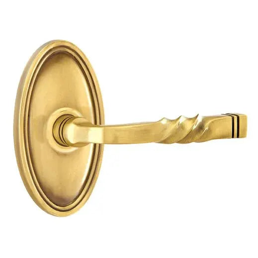 Emtek Sante Fe Lever with Oval Rose by Emtek