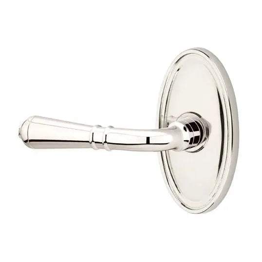 Emtek Turino Door Lever with Oval Rose by Emtek