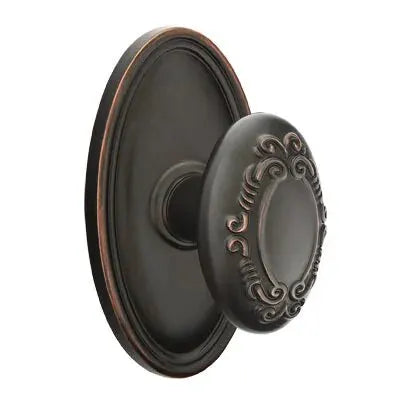 Emtek Victoria Knob with Oval Rose by Emtek