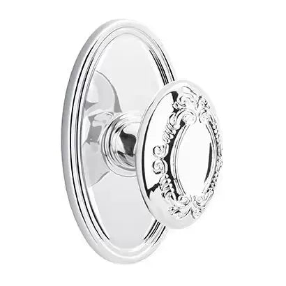 Emtek Victoria Knob with Oval Rose by Emtek