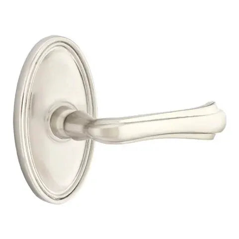 Emtek Wembley Lever with Oval Rose by Emtek