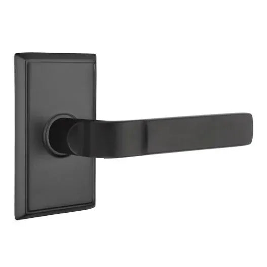 Emtek Aston Lever with Rectangular Rose by Emtek