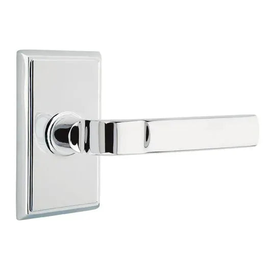 Emtek Aston Lever with Rectangular Rose by Emtek