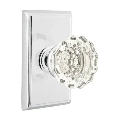 Emtek Astoria Door Knob with Rectangular Rose by Emtek