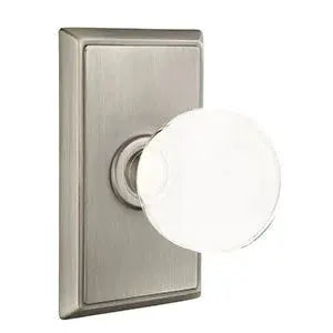 Emtek Bristol Door Knob with Rectangular Rose by Emtek