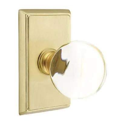 Emtek Bristol Door Knob with Rectangular Rose by Emtek