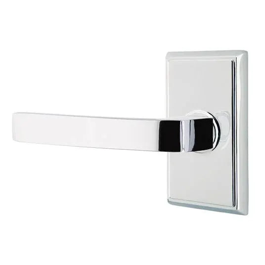 Emtek Breslin Lever with Rectangular Rose by Emtek