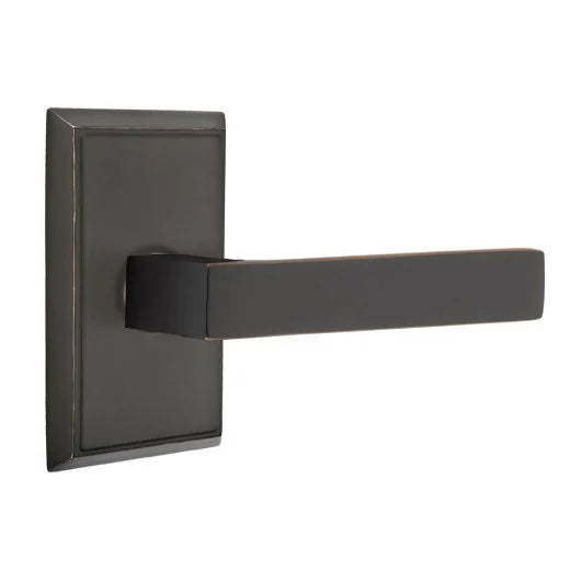 Emtek Dumont Lever with Rectangular Rose by Emtek