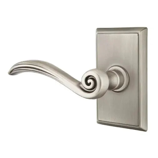 Emtek Elan Lever with Rectangular Rose by Emtek