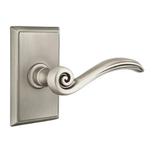Emtek Elan Lever with Rectangular Rose by Emtek
