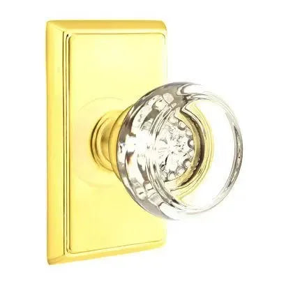 Emtek Georgetown Door Knob with Rectangular Rose by Emtek