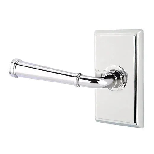 Emtek Merrimack Lever with Rectangular Rose by Emtek