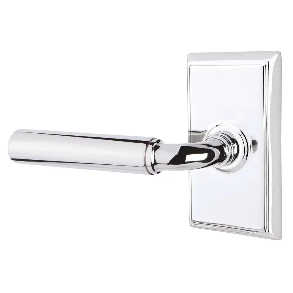 Emtek Manning Door Lever with Rectangular Rose by Emtek