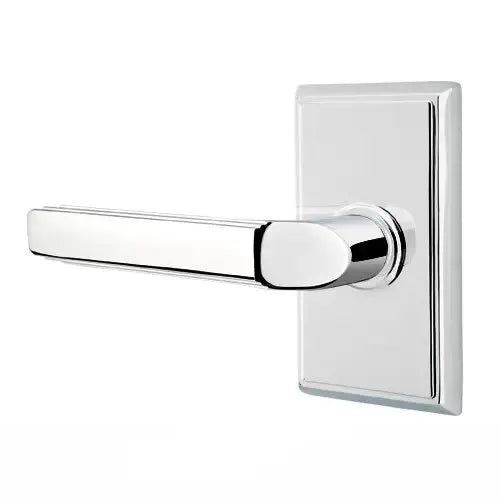 Emtek Milano Door Lever with Rectangular Rose by Emtek