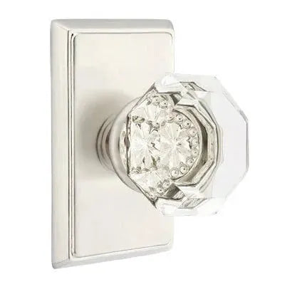 Emtek Old Town Door Knob with Rectangular Rose by Emtek