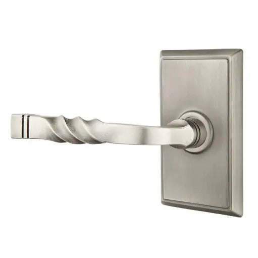 Emtek Sante Fe Lever with Rectangular Rose by Emtek