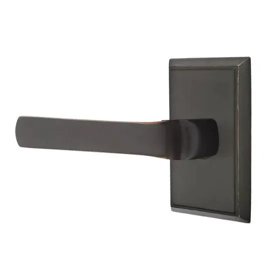 Emtek Spencer Lever with Rectangular Rose by Emtek