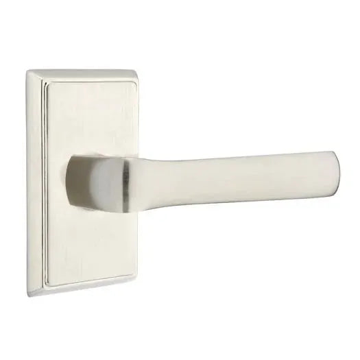 Emtek Spencer Lever with Rectangular Rose by Emtek