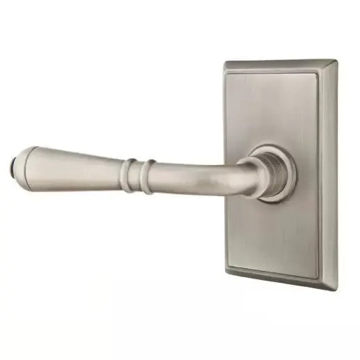Emtek Turino Door Lever with Rectangular Rose by Emtek
