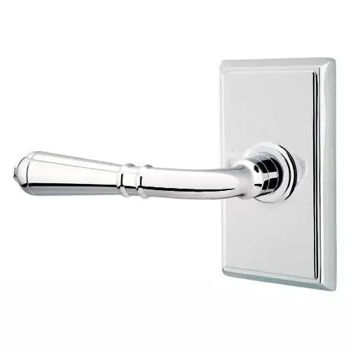 Emtek Turino Door Lever with Rectangular Rose by Emtek