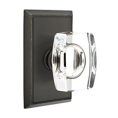 Emtek Windsor Door Knob with Rectangular Rose by Emtek