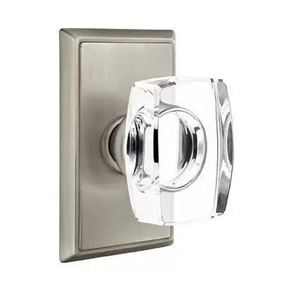 Emtek Windsor Door Knob with Rectangular Rose by Emtek