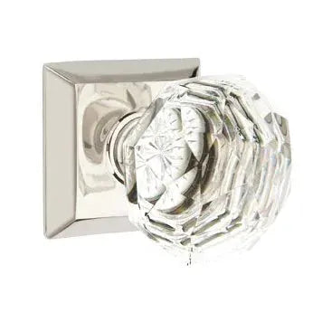 Emtek Diamond Door Knob with Quincy Rose by Emtek