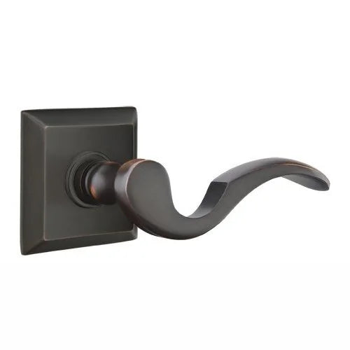 Emtek Cortina Door Lever with Quincy Rose by Emtek