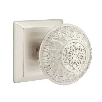 Emtek Lancaster Knob with Quincy Rose by Emtek