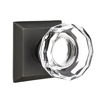 Emtek Lowell Door Knob with Quincy Rose by Emtek
