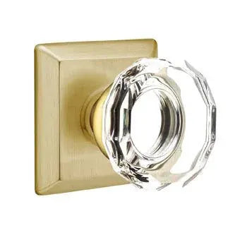 Emtek Lowell Door Knob with Quincy Rose by Emtek