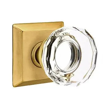 Emtek Lowell Door Knob with Quincy Rose by Emtek
