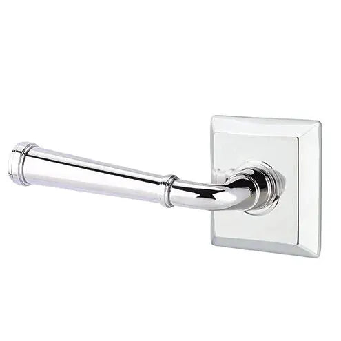 Emtek Merrimack Lever with Quincy Rose by Emtek
