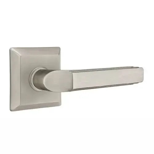 Emtek Milano Door Lever with Quincy Rose by Emtek