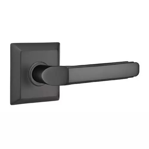 Emtek Milano Door Lever with Quincy Rose by Emtek