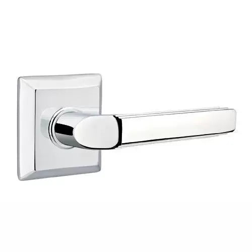 Emtek Milano Door Lever with Quincy Rose by Emtek