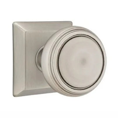 Emtek Norwich Door Knob with Quincy Rose by Emtek