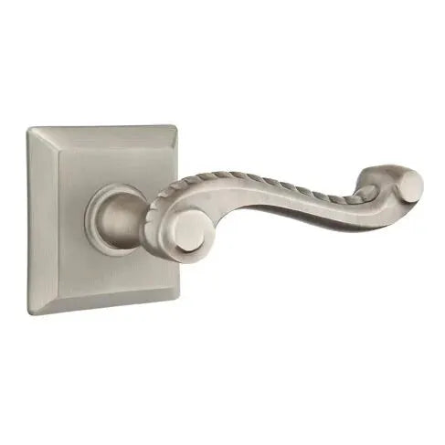 Emtek Rope Lever with Quincy Rose by Emtek