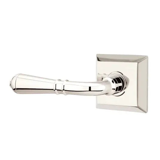 Emtek Turino Door Lever with Quincy Rose by Emtek