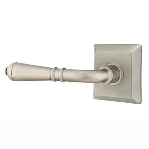 Emtek Turino Door Lever with Quincy Rose by Emtek