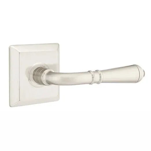 Emtek Turino Door Lever with Quincy Rose by Emtek