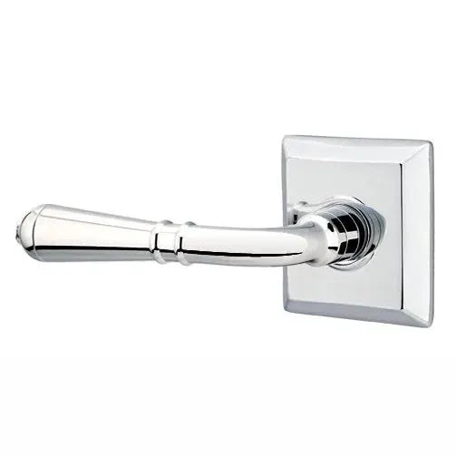 Emtek Turino Door Lever with Quincy Rose by Emtek