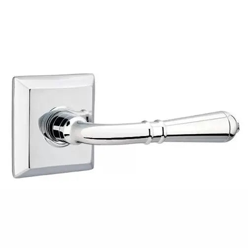 Emtek Turino Door Lever with Quincy Rose by Emtek