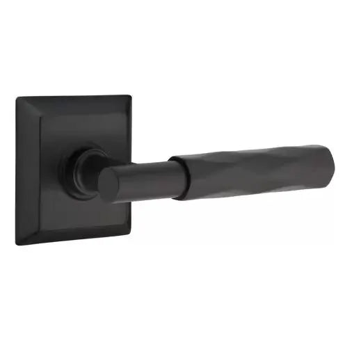 Emtek Tribeca Lever with T-Bar Stem and Quincy Rose by Emtek